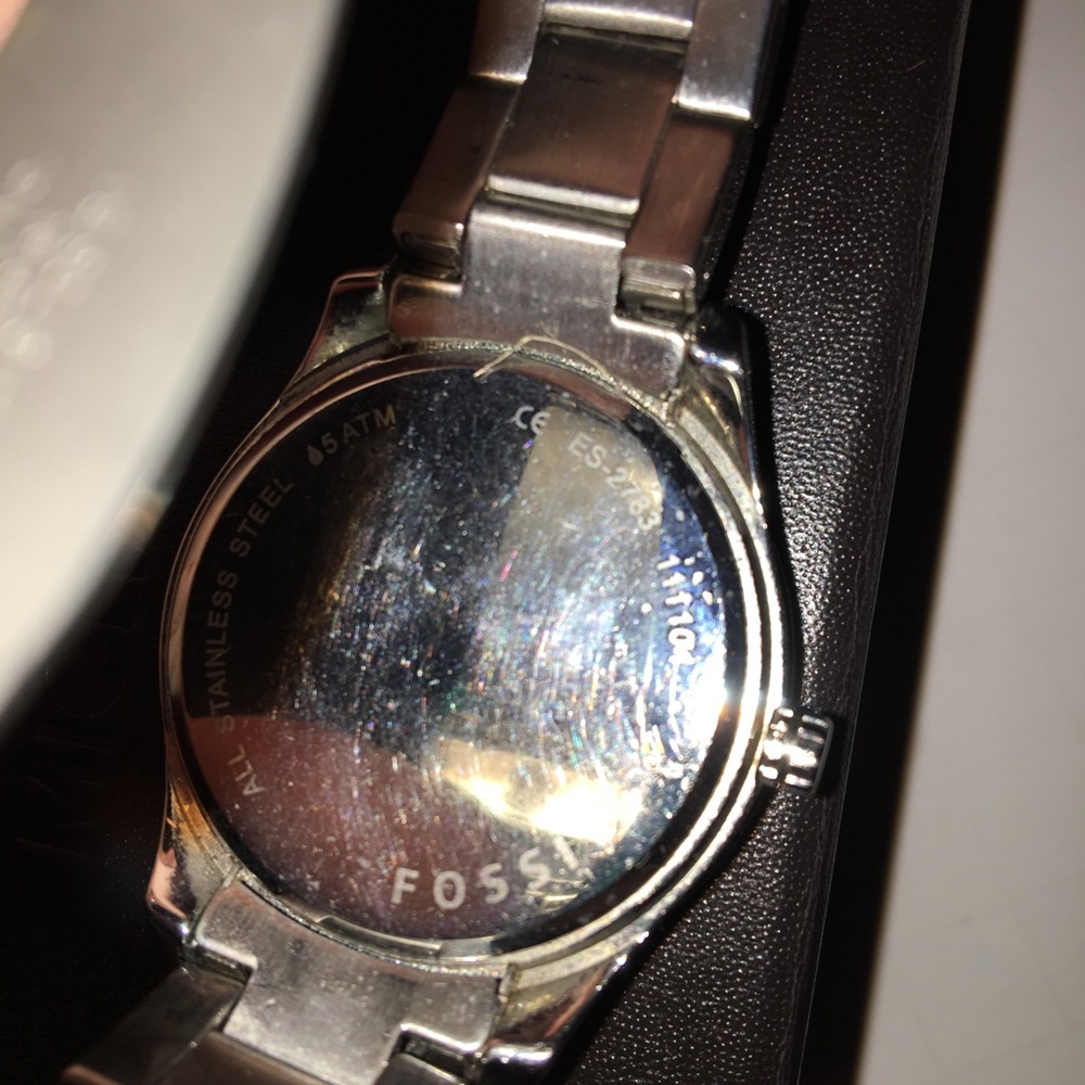 FOSSIL Silver Oversized Watch - Picture 7 of 8